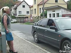 Raunchy rural granny creamed